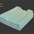 Light Blue Soft Comfortable Cotton T Shirts Stacked Casual Daily Wear