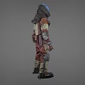 Protective Clothing Biochemical Warrior Radiation Protection Clothing Biochemical Clothing Avenger Biochemical Troops Low Face Number Low Model Simple Model Game Video Level Super Realistic 3d model