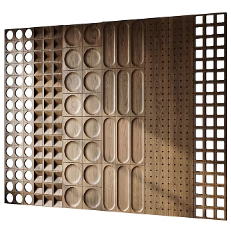 Background wall decorative wall modeling wall 3d model