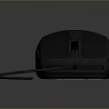 High Precision Ergonomic Wired Computer Mouse With Sleek Black Design For Office And Home Use 3d model
