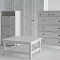 Modern White Chest of Drawers With Simple Design And Home Storage Functionality