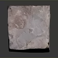 Natural Pink Stone Cube With Rough Textured Surface And Solid Structure For Decor
