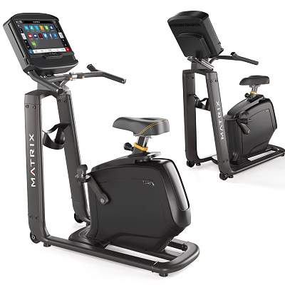 MATRIX Stationary Exercise Bikes With Modern Design LCD Screen Comfortable Seat And Handlebars 3d model