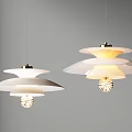 Modern chandelier 3d model
