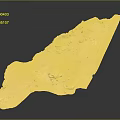 Detailed Rocky Sandy Desert Terrain With Uneven Surface And Natural Rock Formations