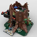 LEGO Toy Building Blocks Tree House 3d model