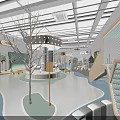 Kindergarten Indoor Playground Design With Colorful Structures Safe Flooring And Interactive Activity Zones