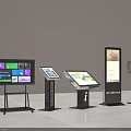 Commercial Interactive Digital Signage With Touch Screen Displays And Information Kiosks