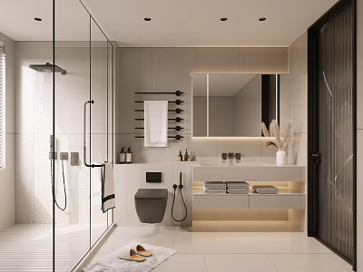 Modern toilet 3d model