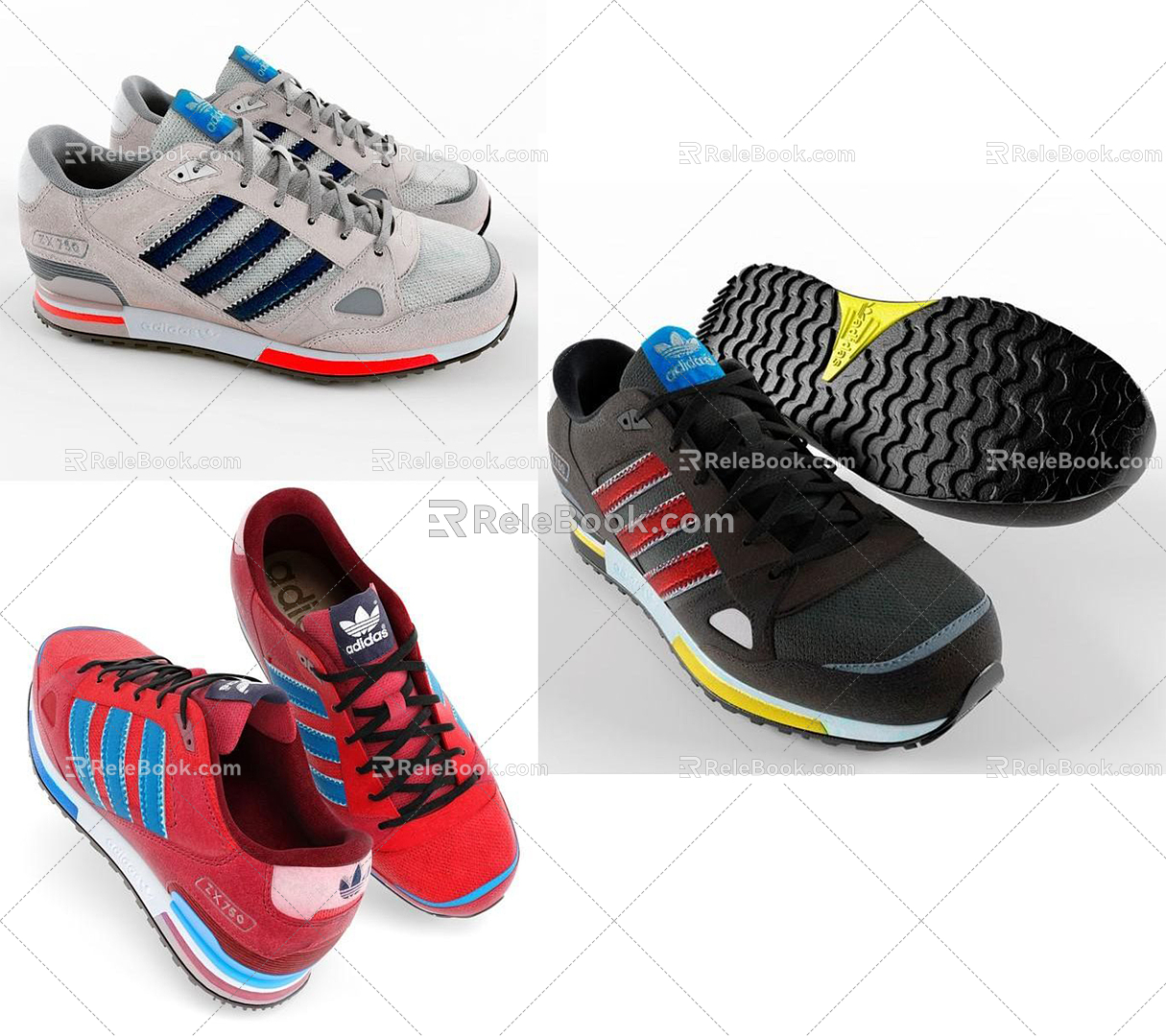 Hyundai sneaker Adidas sneaker 3d model