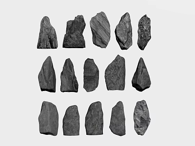 Modern Stone Landscape Stone 3d model