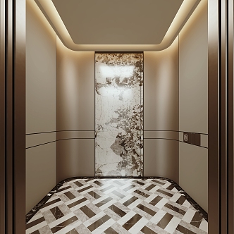 Modern Elevator 3d model