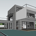 Modern Single-Family Villa Country House Homestay Villa Country Villa 3d model