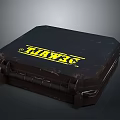 Toolbox tin box iron box plastic box container realistic 3d model