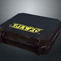 Toolbox tin box iron box plastic box box box container realistic 3d model