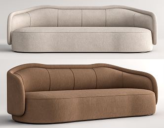 Modern Multiplayer Sofa Minotti Multiplayer Sofa 3d model