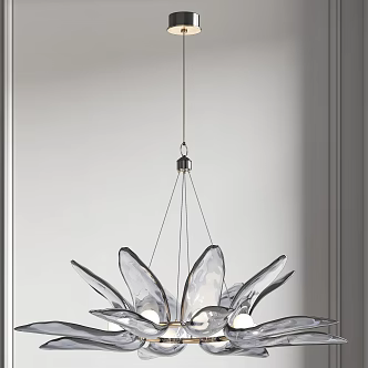 Modern chandelier crystal chandelier 3d model