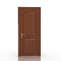 New Chinese Wooden Door 3d model