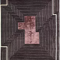 Stylish Square Rugs Featuring Geometric Patterns And Abstract Designs In Various Colors 3d model