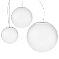 Modern Spherical Pendant Lights Design With Gold And White Color Scheme