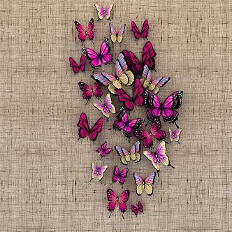 Modern Butterfly Craft 3d model