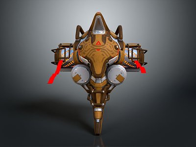 Modern Fighter Science Fiction Fighter Science Fiction Fighter Space Fighter 3d model