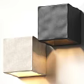 Modern Square Wall Lamps With Two Tone Colors And Warm Lighting