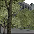 Modern Urban Aerial Planning With High Rise Buildings And Green Spaces