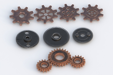 Gear industrial equipment 3d model