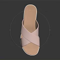 Fashionable Pink Crisscross Strap Sandals With Comfortable Sole And Casual Design