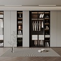 Modern Italian Light Luxury Wardrobe Ornaments 3d model