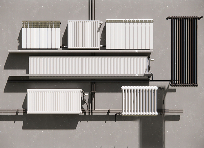 Modern Radiator 3d model