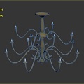 Chandelier Ceiling Lamp Living Room Chandelier Iron Chandelier Lighting Lamps Lighting Fixtures Furniture Furniture 3d model