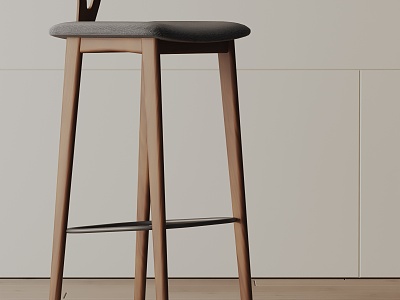 Modern Bar Chair 3d model