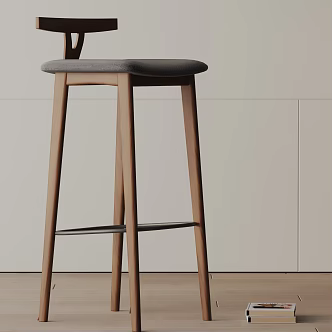 Modern Bar Chair 3d model
