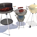 Modern grill 3d model