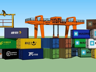 Container Gantry Crane for Modern Container Freight Terminal model