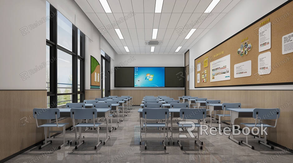 modern classroom model