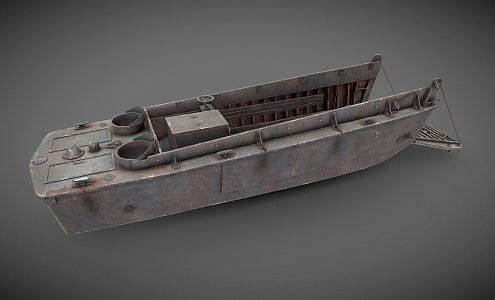 Higgins Yacht 3d model