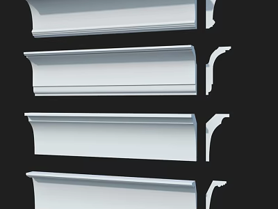 Different Styles of Architectural Components for Building Design Projects 3d model