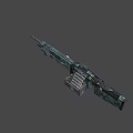 light machine gun 3d model