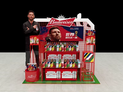 Modern Heap Budweiser World Cup Soccer Heap 3d model Modern Heap Budweiser World Cup Soccer Heap 3d model