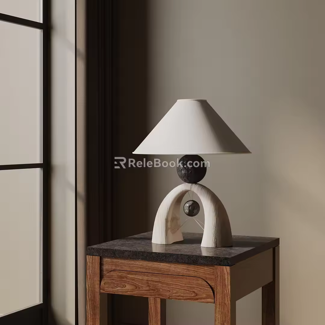 Table lamp 3d model