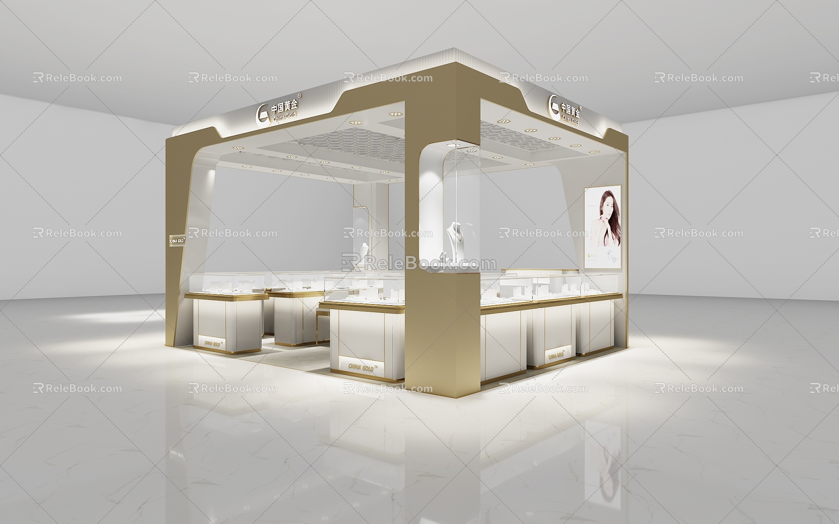 Merchant Island Jewelry Store 3d model