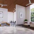 Kids Friendly Recreation Area With Blue Walls Wooden Ceiling And Fitness Equipment
