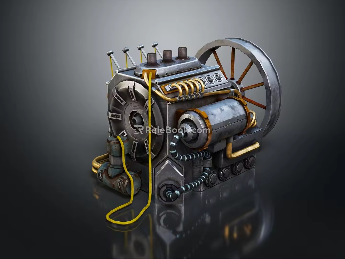 Modern Engine Racing Engine Racing Engine Car Engine 3d model