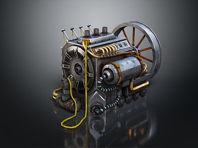 Modern Engine Racing Engine Racing Engine Car Engine 3d model