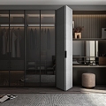 Modern wardrobe 3d model