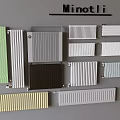 Stylish Minotli Radiators With Various Designs And Color Options For Home