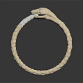Snake Design Silver Metal Bracelet With Scaled Texture Fashion Accessory